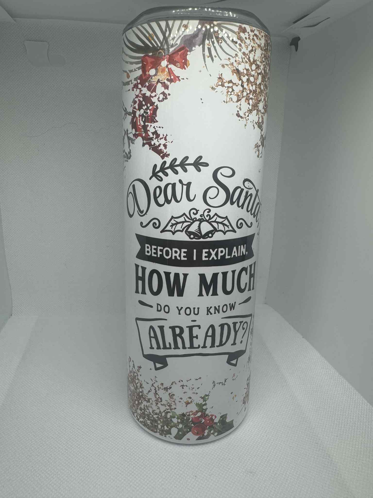 Dear Santa 20oz Tumbler