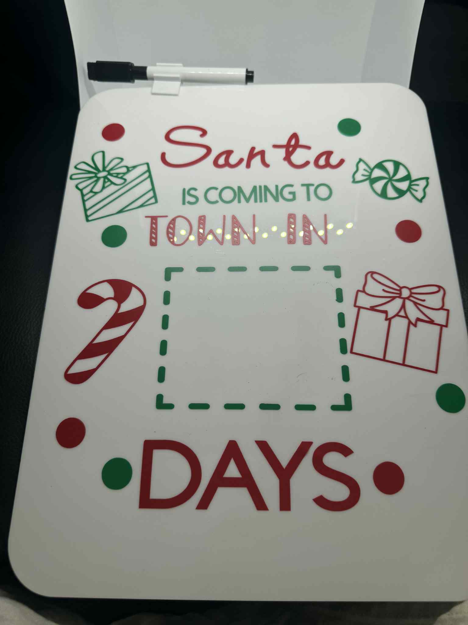 Christmas Countdown White Board